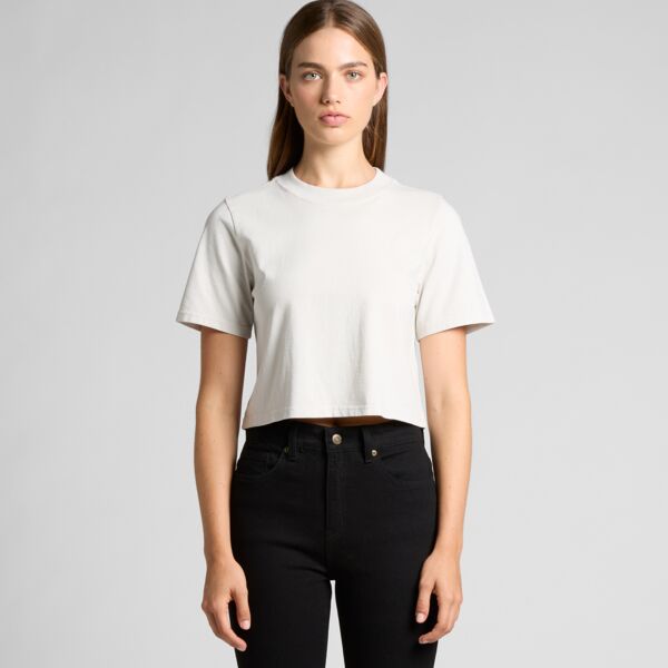 4089 Women's Heavy Faded Crop Tee Thumbnail